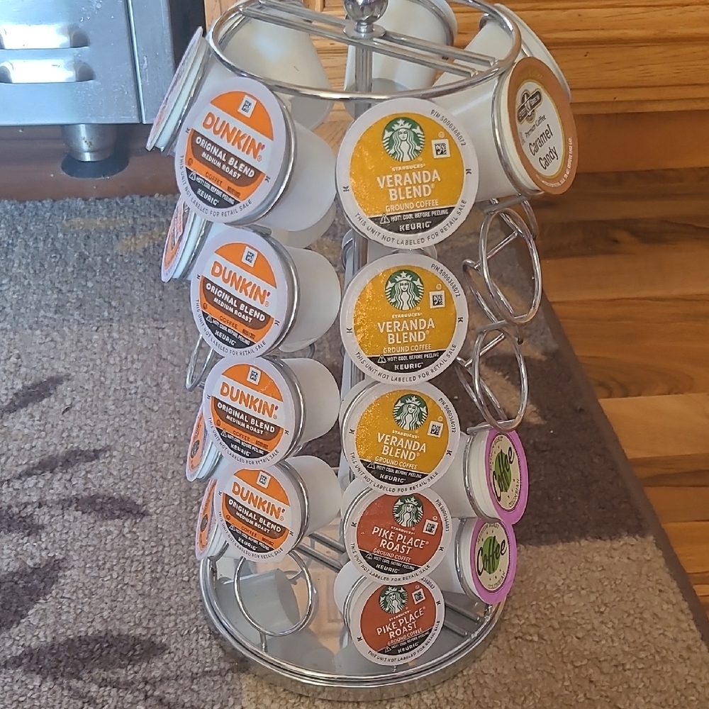 Coffee Pod Carousel with Assorted Pods